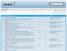 Tablet Screenshot of forums.wizard.ca